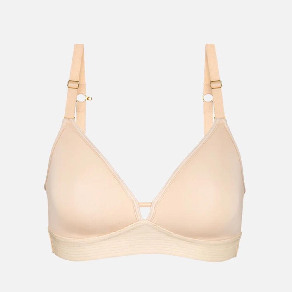 Lively Cream Triangle Bralette